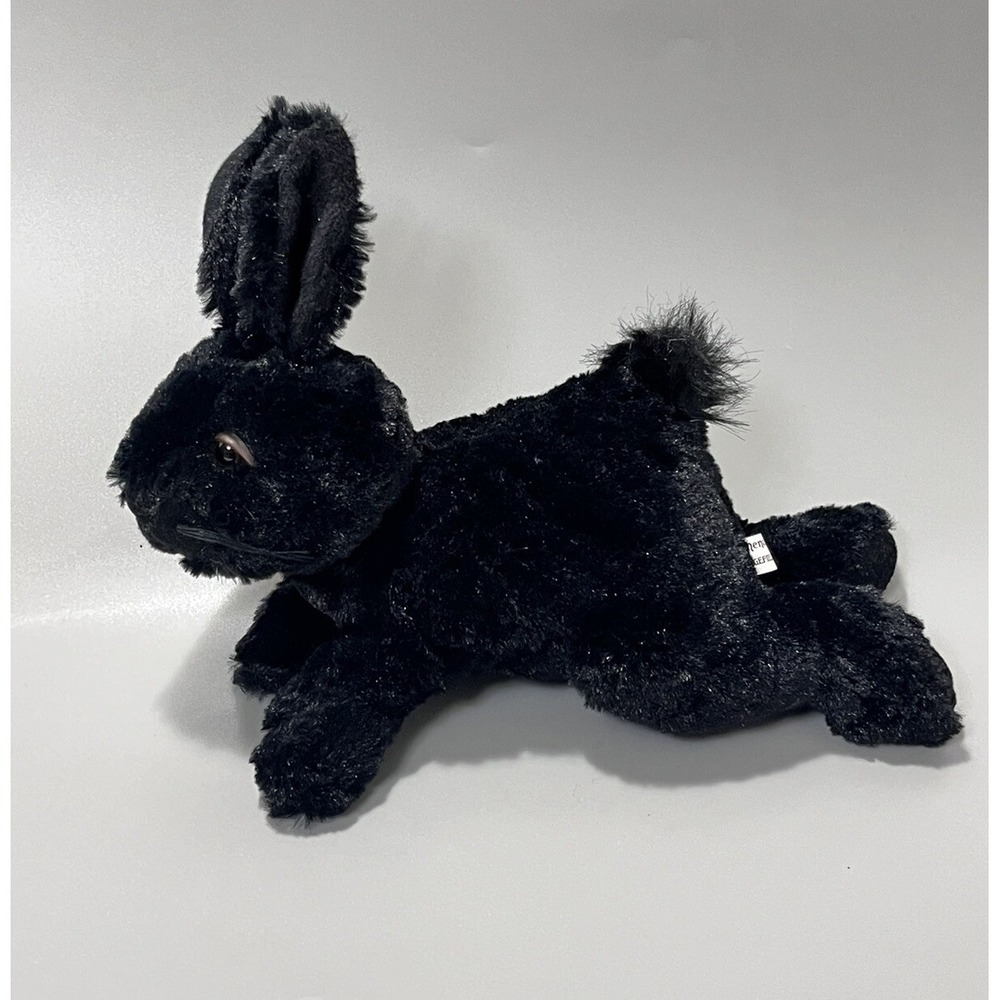 Purr-Fection McMenamins Edgefield Hotel Black Rabbit Bunny Plush Stuffed Animal